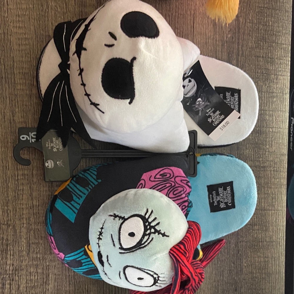 Nightmare Before Christmas Plush Slippers
